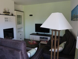 Wohnzimmer mit Gaskamin